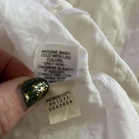 J. Jill Love Linen Sleeveless Shift Dress in white | size Small - Picture 9 of 9